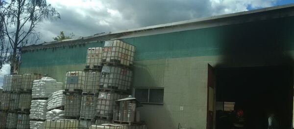 Пожар в цехе по производству лакокрасочных изделий - Sputnik Беларусь