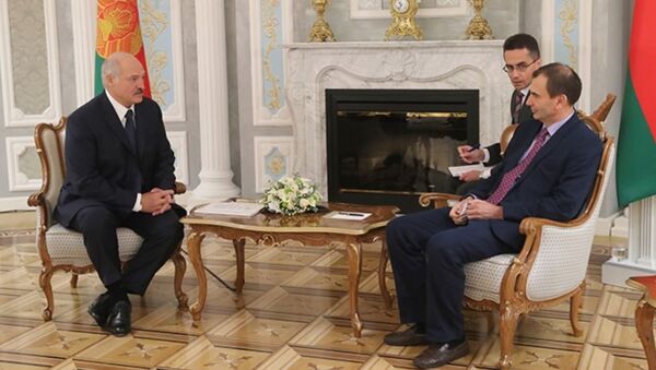 Встреча Александра Лукашенко с вице-президентом ЕБРР Аланом Пию - Sputnik Беларусь