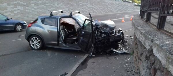 ДТП возле ТЦ Galleria в Минске - Sputnik Беларусь