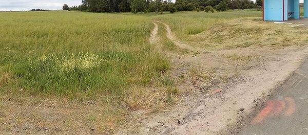 Место, где было обнаружено тело исчезнувшей девушки в Кировском районе Место, где было обнаружено тело исчезнувшей девушки в Кировском районе - Sputnik Беларусь