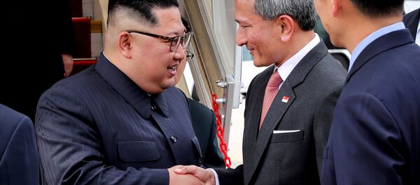 Ким Чен Ын прибыл в Сингапур - Sputnik Беларусь