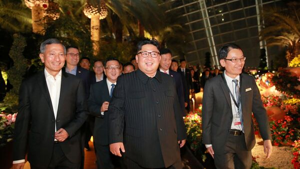 Ким Чен Ын отправился на прогулку по Сингапуру - Sputnik Беларусь
