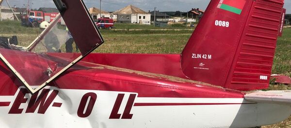 Упавший под Гродно легкомоторный самолет - Sputnik Беларусь