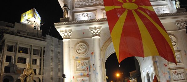 Акции протеста в Македонии - Sputnik Беларусь
