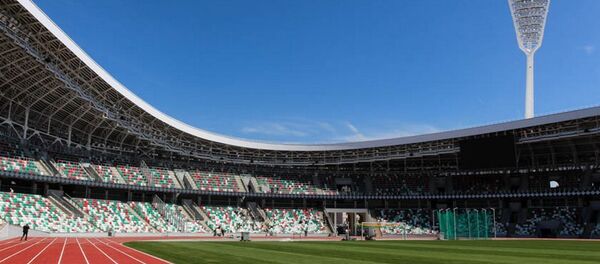 Завершана рэканструкцыя стадыёна Дынама Завершана рэканструкцыя стадыёна Дынама - Sputnik Беларусь