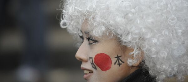 Болельщица сборной Японии, архивное фото - Sputnik Беларусь