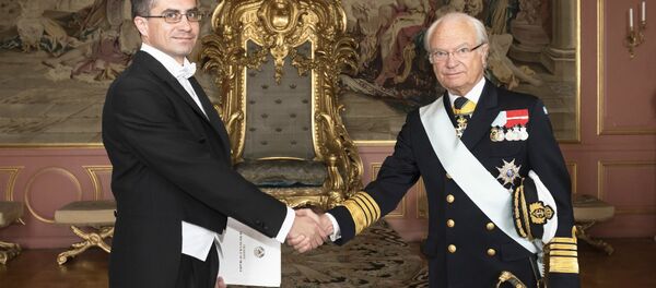 Дмитрий Мирончик и Карл XVI Густав - Sputnik Беларусь