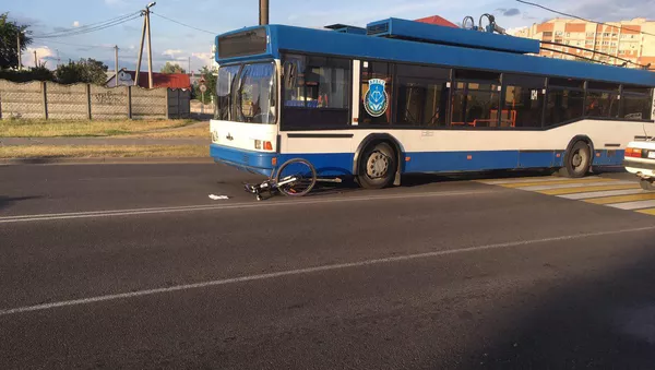Место ДТП в Бресте