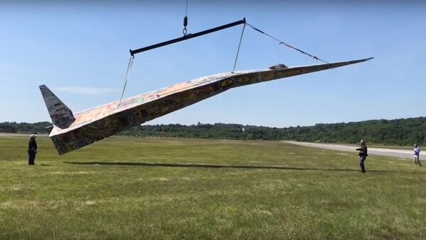 Самый большой в мире бумажный самолет, видео - Sputnik Беларусь