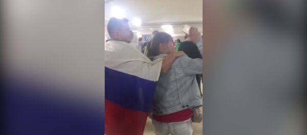 Как болельщики праздновали победу сборной России на ЧМ-2018 - Sputnik Беларусь