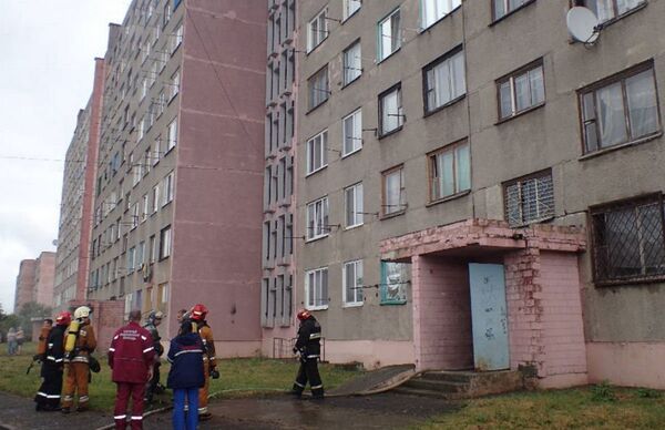 Пожар в общежитии в Бобруйске  - Sputnik Беларусь