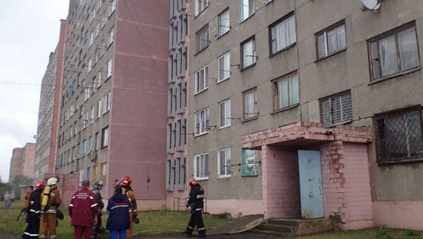 Пожар в общежитии в Бобруйске - Sputnik Беларусь