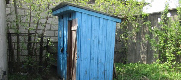 Деревянный туалет, выставленный на торги - Sputnik Беларусь