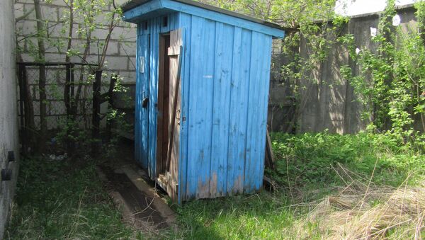 Деревянный туалет, выставленный на торги - Sputnik Беларусь