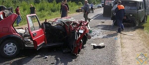 Последствия ДТП в Дрибинском районе - Sputnik Беларусь