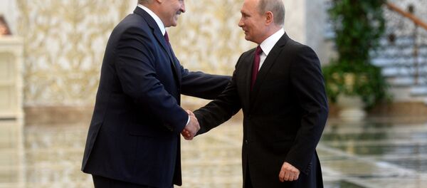 Президент Беларуси Александр Лукашенко и президент России Владимир Путин - Sputnik Беларусь