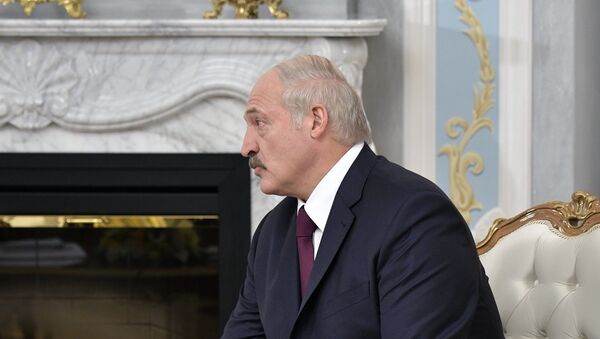 Президент Беларуси Александр Лукашенко во время встречи с президентом РФ Владимиром Путиным - Sputnik Беларусь