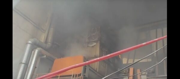 Пожар на предприятии ФанДОК в Бобруйске - Sputnik Беларусь