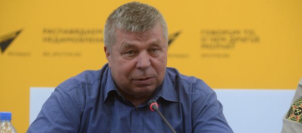 Кіраўнік Дабрачыннага фонду дапамогі воінам-інтэрнацыяналістам Памяць Афгана, палкоўнік ПДВ у адстаўцы Аляксандр Мятла  Кіраўнік Дабрачыннага фонду дапамогі воінам-інтэрнацыяналістам Памяць Афгана, палкоўнік ПДВ у адстаўцы Аляксандр Мятла  - Sputnik Беларусь