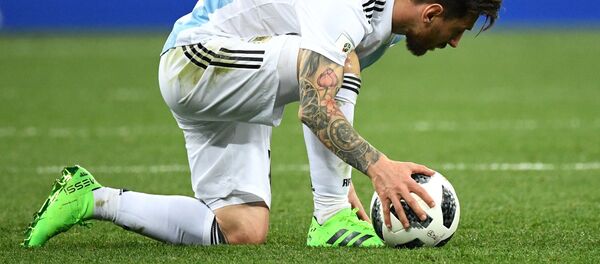 Аргентинский нападающий Лионель Месси - Sputnik Беларусь