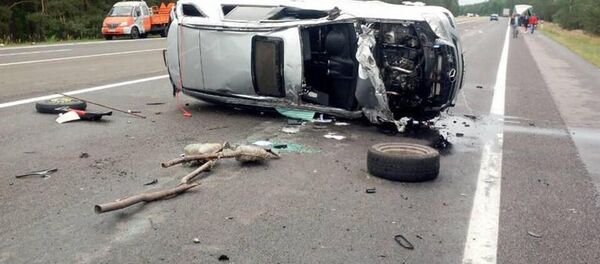 Авария на М1 - Sputnik Беларусь