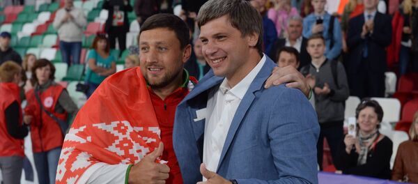 Матчевая встреча по легкой атлетике среди сборных Беларуси, Украины, стран Балтии и балканского региона - Sputnik Беларусь