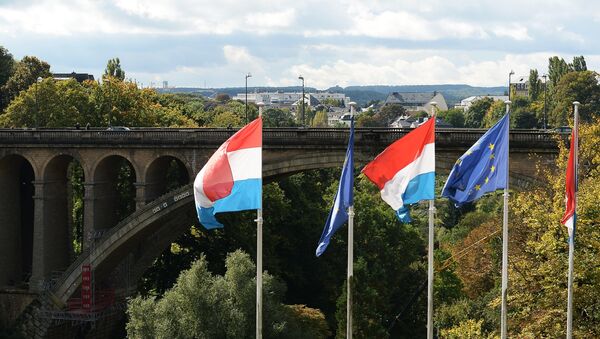 Вид на мост Адольфа в Люксембурге - Sputnik Беларусь