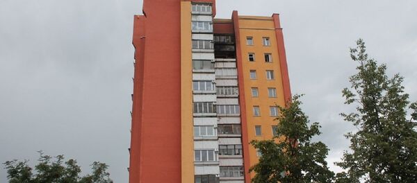 Дом, в котором произошел пожар - Sputnik Беларусь