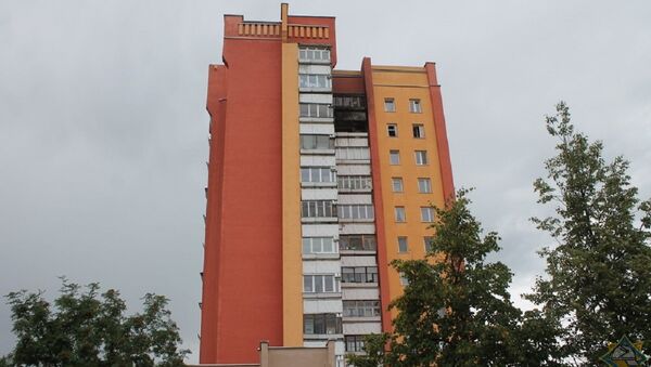 Дом, в котором произошел пожар - Sputnik Беларусь