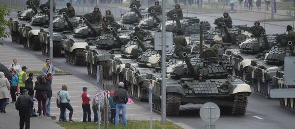 Рэпетыцыя парада ў Мінску - Sputnik Беларусь
