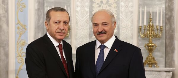 Президент Беларуси Александр Лукашенко и президент Турции Реджеп Эрдоган - Sputnik Беларусь