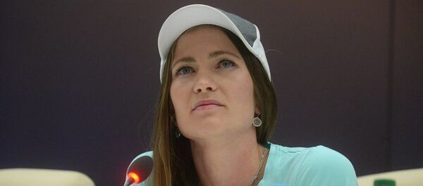 Біятланістка Дар'я Домрачава Біятланістка Дар'я Домрачава - Sputnik Беларусь