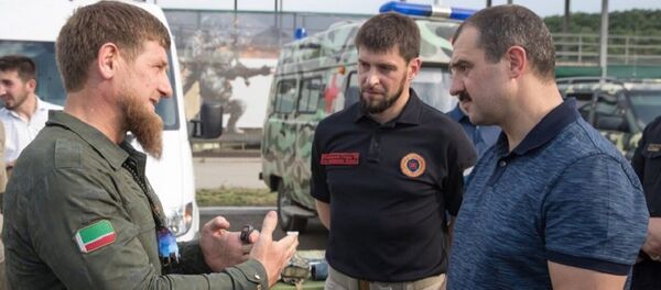 Рамзан Кадыров и Виктор Лукашенко - Sputnik Беларусь