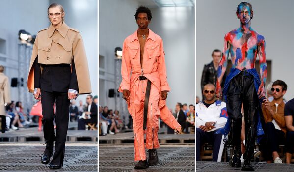 Неделя мужской моды в Париже: Alexander McQueen - Sputnik Беларусь