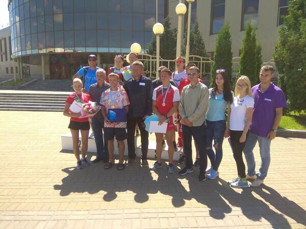 Фото на память: победили и призеры Чемпионата, и организаторы соревнований - Sputnik Беларусь