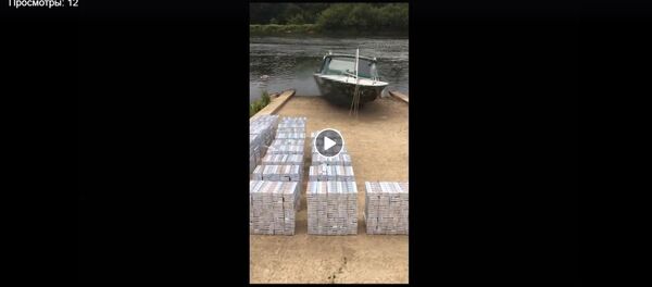 Катер с контрабандными сигаретами задержали литовские таможенники - Sputnik Беларусь