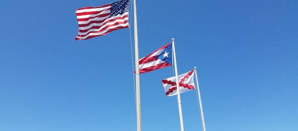 Флаги США и Пуэрто-Рико - Sputnik Беларусь