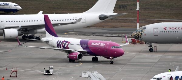 Самолет авиакомпании Wizz Air, архивное фото - Sputnik Беларусь