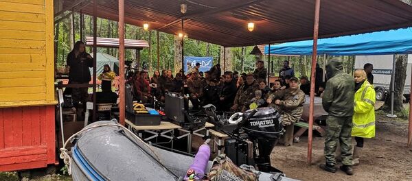 Учения поисковиков под Осиповичами - Sputnik Беларусь