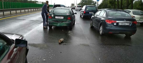 Последствия ДТП на МКАД - Sputnik Беларусь