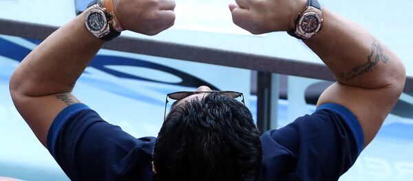 Председатель правления футбольного клуба Динамо-Брест Диего Марадона - Sputnik Беларусь