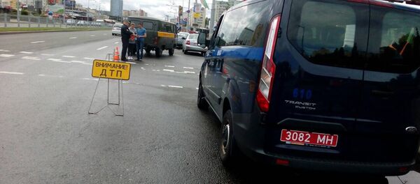 Место ДТП в Минске Место ДТП в Минске - Sputnik Беларусь