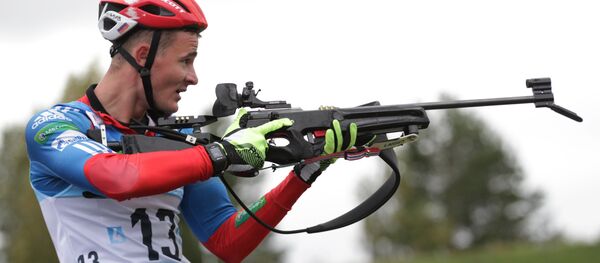 Российский биатлонист Кирилл Стрельцов - Sputnik Беларусь