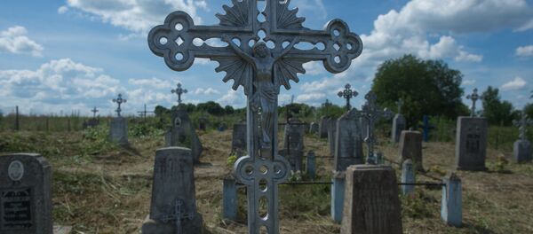 Погост села, которого уже нет, по-прежнему ухожен - за ним смотрят местные власти, приезжают родственники - Sputnik Беларусь