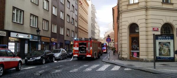 Работа газовой службы и спасателей в центре Праги - Sputnik Беларусь