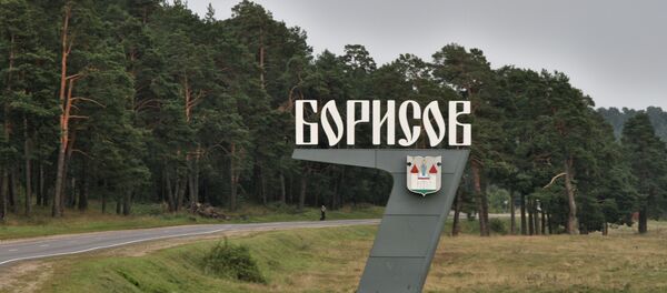 Указатель на въезде в Борисов Указатель на въезде в Борисов - Sputnik Беларусь