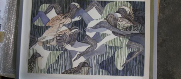 Контрабандные картины, изъятые витебскими таможенниками - Sputnik Беларусь