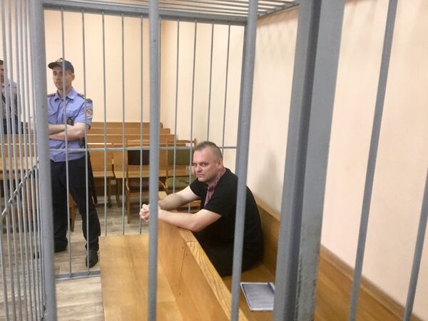 Дмитрий Галко в зале суда - Sputnik Беларусь