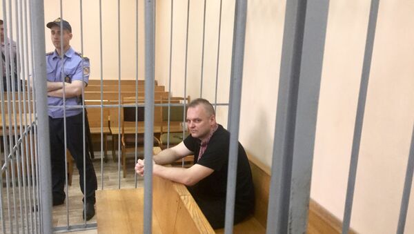 Дмитрий Галко в зале суда - Sputnik Беларусь