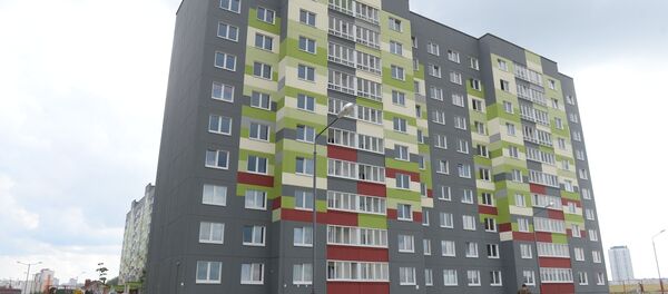 Дом на улице Лосика, где произошло ЧП - Sputnik Беларусь